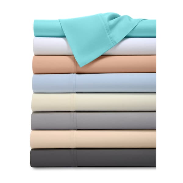 1200 Thread Count 6 Piece Cotton Rich Sheet Set - Queen - Ivory